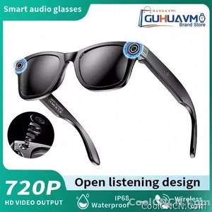New CoolWiz Smart Glasses (4K Ultra HD) for learning and travel, featuring an 8MP AI camera that captures photos and records video, supports AI transmission and calls—ideal for outdoor sports and everyday use. - view 8