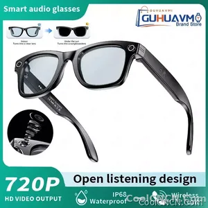 New CoolWiz Smart Glasses (4K Ultra HD) for learning and travel, featuring an 8MP AI camera that captures photos and records video, supports AI transmission and calls—ideal for outdoor sports and everyday use. - view 10