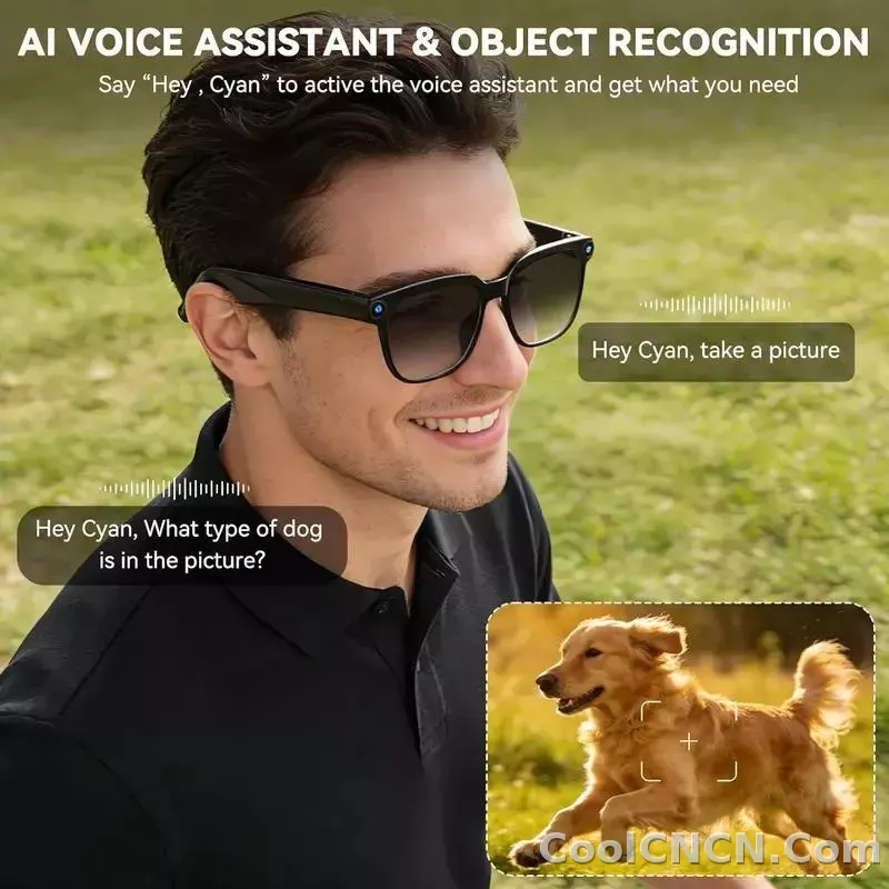 Smart Glasses CoolWiz AI Smart Glasses for New Vlog, 1080p HD video recording, ChatGPT call support, Bluetooth calling, 100+ music players, translation features, black glasses for men, suitable for outdoor sports and everyday use Review: Is It Worth the Investment?