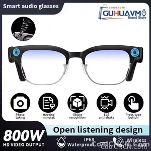 CoolWiz AI Smart Glasses 4K HD with Color Change, 8MP Camera, 1080p Video, AI Music Player, AI Calls, AI Sports Glasses for Men, for Outdoor Sports and Everyday Use - view 9