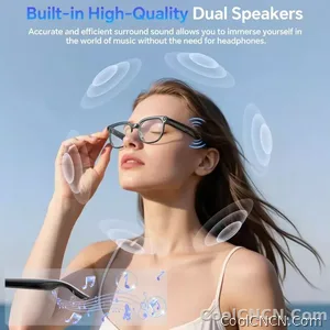 2026 New 800W HD Pixel Smart Glasses Men Anti-shake Camera AI Language Translation Video Recording ChatGPT Music Call Sunglasses - view 5