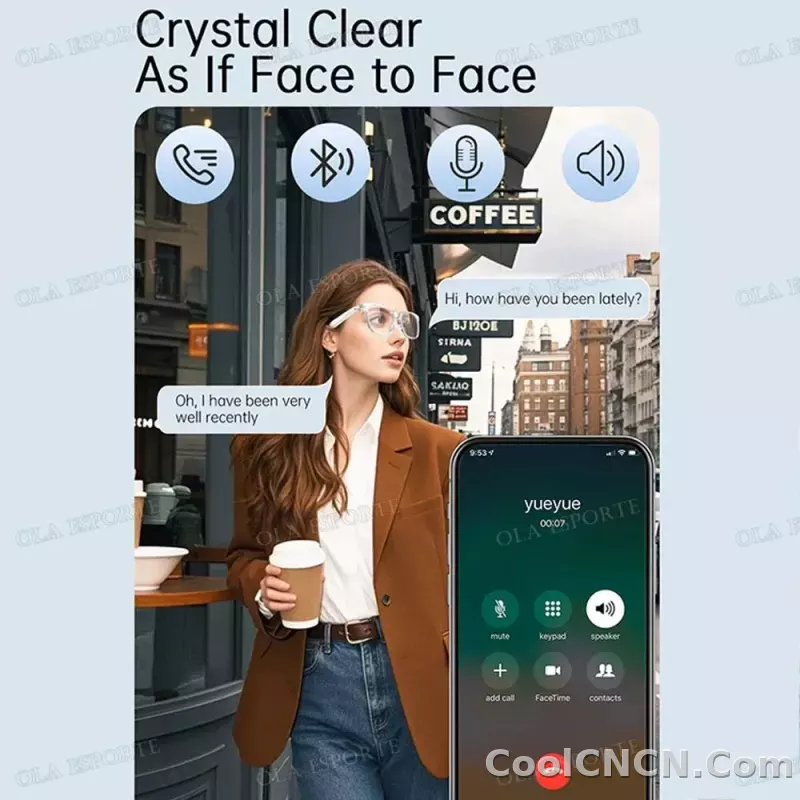 2026 New AI Smart Glasses Sunscreen Sunglasses Bluetooth Calling Music Player Camera Control UV Protection Glasses For Men Women - detail