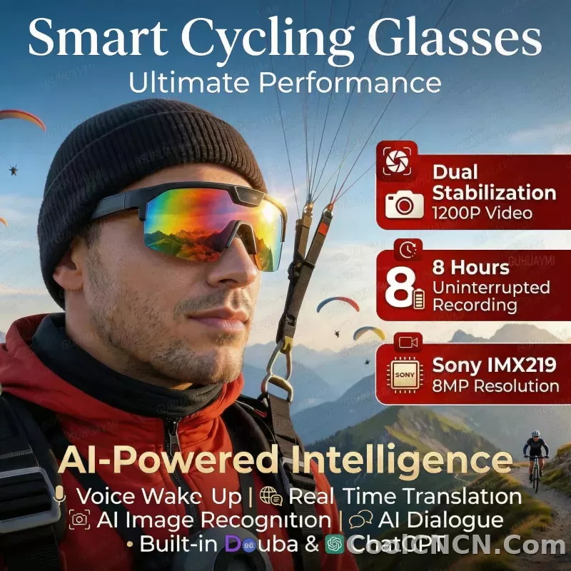 The Ultimate Guide to Choosing a Smart Glasses 2026 New AI Smart Sports Glasses with 1200P Camera 4k Anti-Shake AI Voice Translator Bluetooth Call Dual Mic Audio Sunglasses