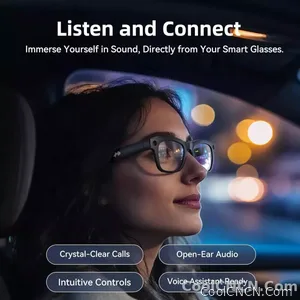 2026 New Smart AI Glasses 1080P HD Video Record Camera ChatGPT Bluetooth Call 32GB ROM Language Translation Music Sunglasses Men - view 5