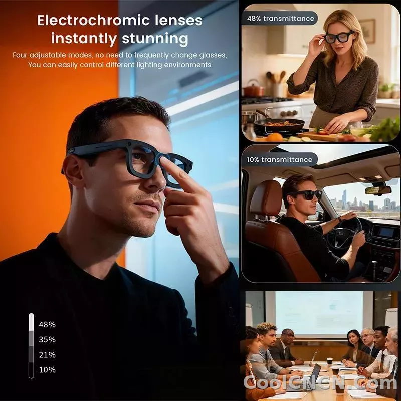 2026 New AI SmartGlasses 800W Camera Touch-sensitive AI Translation 320mah AI Photo Recognition 32 GB Storage Smart Sunglasses - detail