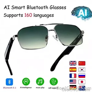 Smart Glasses Real Time Translation Wireless Bluetooth Touch Call Sports For Men Music Smart Glasses With Translator - view 1