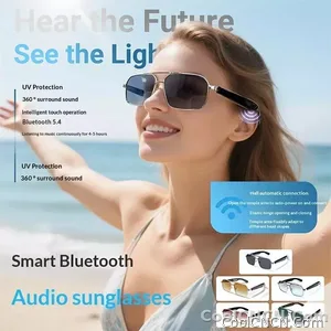 Smart Glasses Real Time Translation Wireless Bluetooth Touch Call Sports For Men Music Smart Glasses With Translator - view 3