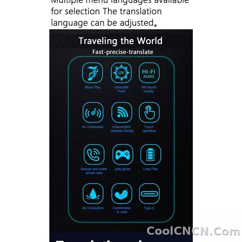 Smart Glasses SG20 Pro AI Intelligent Driver Sunglasses Touch Earphone with 144 Languages Online Translation for Men Women - detail