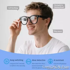 Smart Glasses Camera Glasses BT Call Music Touch Sunglasses Voice Assistant Video Recording WIFI AI Glasses Translator - view 6