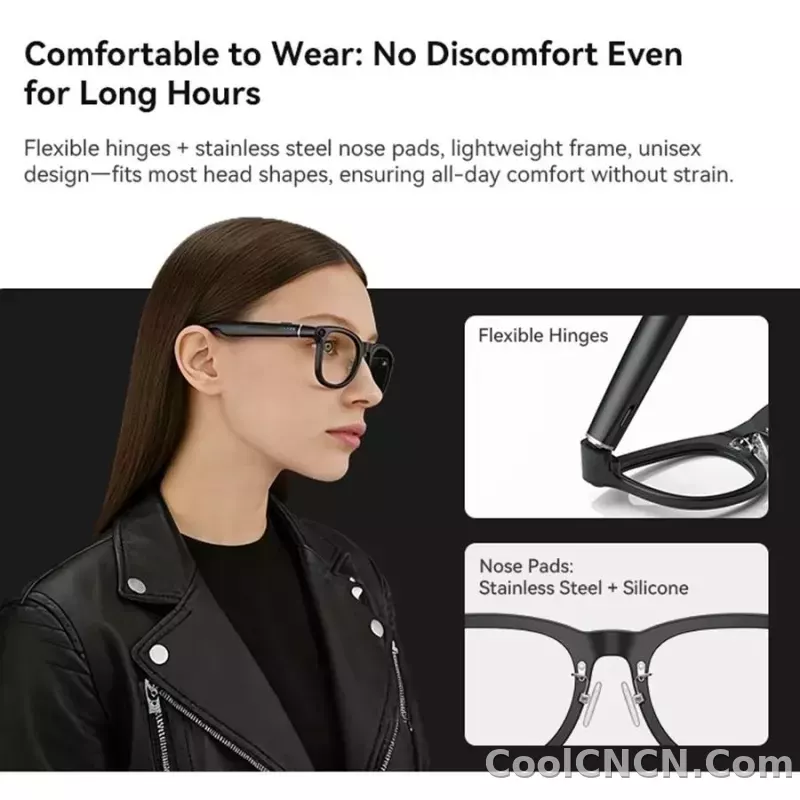 2026 New 6K HD AI Smart Glasses Chat GPT 800MP Camera Bluetooth Call 290mAh Battery 32GB Voice Assistant Control Smart Glasses - detail