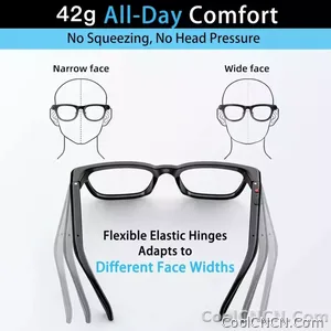 2026 New 800W Pixel Camera 1080P Video Recording Smart Glasses Men AI Voice Assistant Music Player Translation Sports Sunglasses - view 7