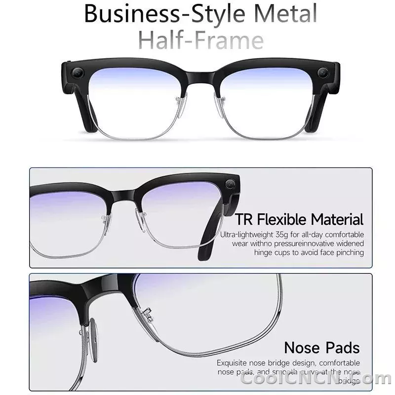 Smart Glasses 800W Camera 2026New Technologies Video Recording AI Photo Recognition Bluetooth Calls Voice Translation Sunglasses - detail