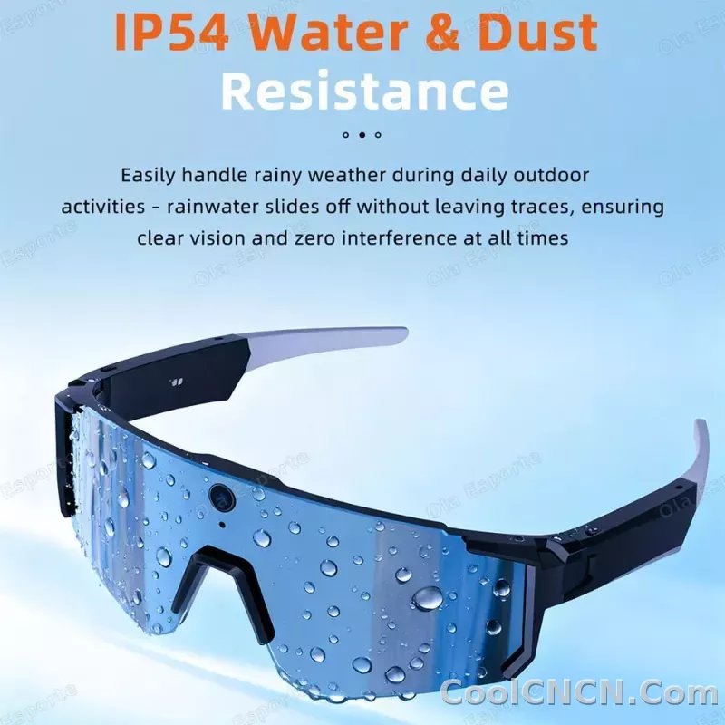2026 New 4K HD AI Smart Cycling Glasses Men 800MP Camera Goggle BT Call AI Translation Voice Assistant Control Sunglasses Women - detail