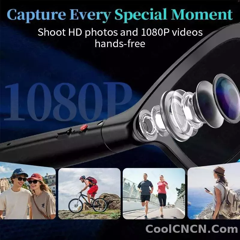 2026 New AI Smart Sunglasses 8MP HD Camera Glasses 1080P Video Recording Translation Call Waterproof Bluetooth Eyewear Men Women - detail