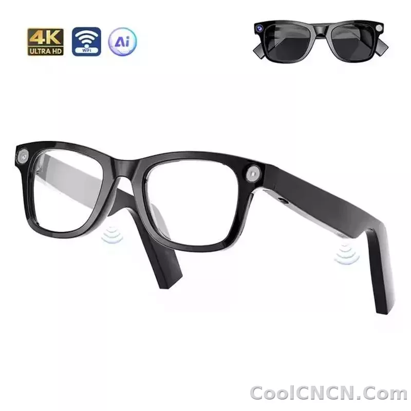 W610 AI Smart Glasses with Video Camera 800W Outdoor Sunglasses Wi-Fi Transfer BT Calling Audio Record Smart Wearable Headset - detail