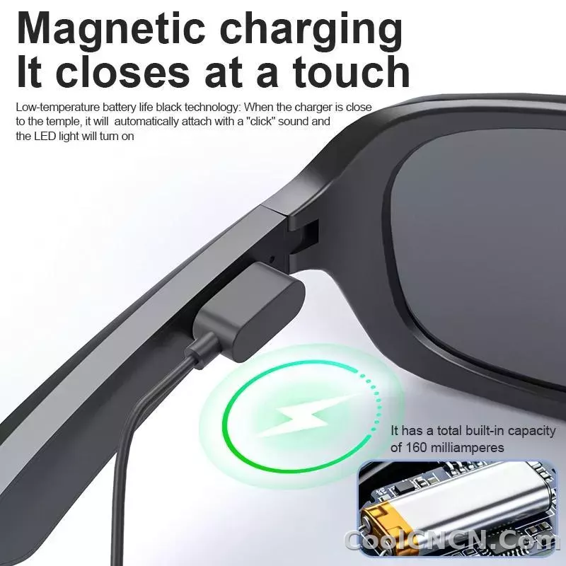 AI Smart Glasses Voice Translation Audio Sunglasses Outdoor UV Protection Ski Goggles Listen to Music Make Calls 2026 New - detail