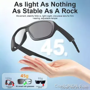 AI Smart Glasses Voice Translation Audio Sunglasses Outdoor UV Protection Ski Goggles Listen to Music Make Calls 2026 New - view 3