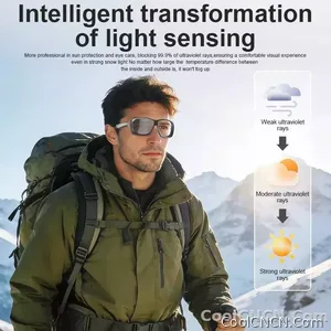 AI Smart Glasses Voice Translation Audio Sunglasses Outdoor UV Protection Ski Goggles Listen to Music Make Calls 2026 New - view 5