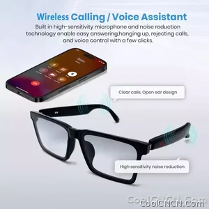 Smart Audio Glasses with Real-Time Translation Hi-Fi Music Playback Noise-Cancelling Voice Calls And Photochromic Lenses - view 5