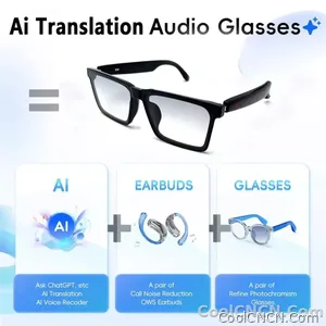 Smart Audio Glasses with Real-Time Translation Hi-Fi Music Playback Noise-Cancelling Voice Calls And Photochromic Lenses - view 6