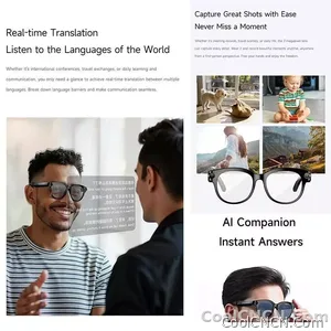 2026 New Smart Glasses Listening To Music Open Listening AI Translation AI Voice Assistant AI Image Recognition Smart Glasses - view 5