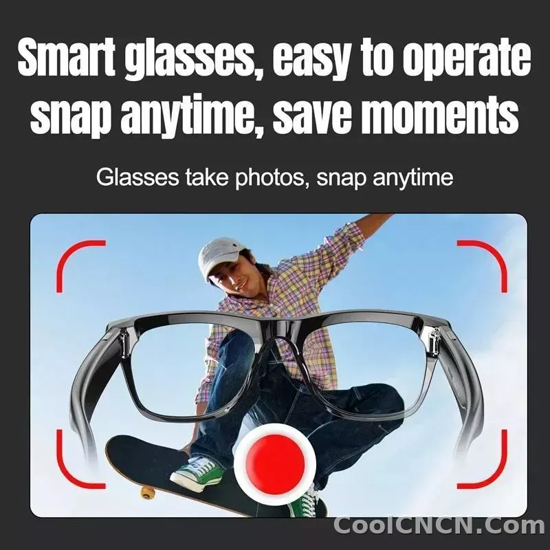 6K HD AI Camera Glasses 800MP Photochromic Multifunctional Smart Glasses Bluetooth Calling Photo Chat Music Translation 2026 - detail