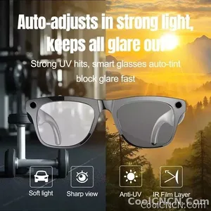 6K HD AI Camera Glasses 800MP Photochromic Multifunctional Smart Glasses Bluetooth Calling Photo Chat Music Translation 2026 - view 3