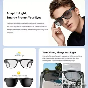 6K HD AI Camera Glasses 800MP Photochromic Multifunctional Smart Glasses Bluetooth Calling Photo Chat Music Translation 2026 - view 7