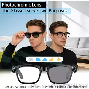 New Business Sports Smart Glasses Men 8MP Anti-shake Camera 100+Language Translation ChatGPT AI Assistant Video POV AI Sunglass - view 7