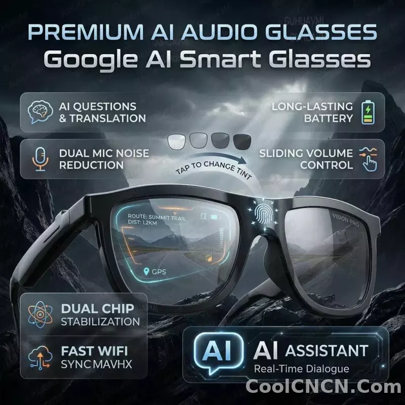 Smart Glasses New Pro Smart Audio Sunglasses 2026 AI Translation Q&A Bluetooth HD Sound ENC Dual Mic Touch 4-Speed Color Change IP65 TR90 Men Review: Is It Worth the Investment?