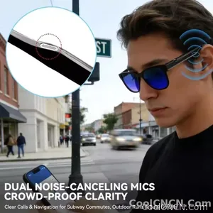 New Pro Smart Audio Sunglasses 2026 AI Translation Q&A Bluetooth HD Sound ENC Dual Mic Touch 4-Speed Color Change IP65 TR90 Men - view 5