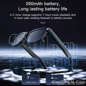 AI Smart Glasses Camera Sunglasses Wireless Bluetooth Touch Call Meeting For Men Real Time Translation Glasses With Camera Music - view 5