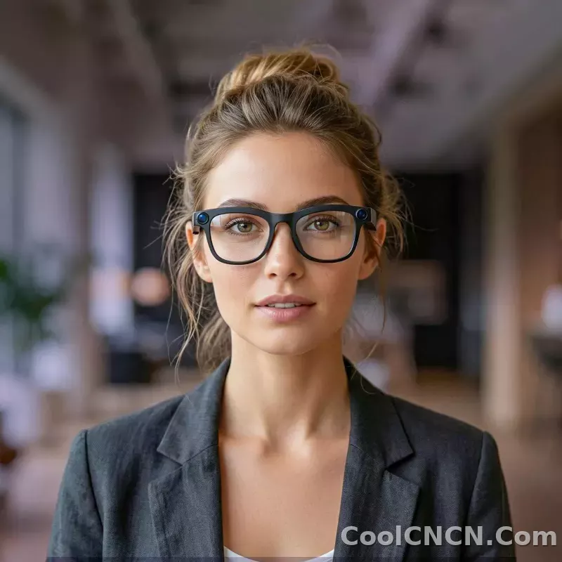 AI smart glasses with 200W pixels, equipped with a camera and video glasses - detail