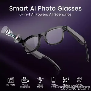 AI smart glasses with 200W pixels, equipped with a camera and video glasses - view 1