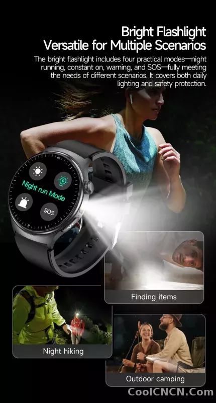 CoolWiz New Healthcare-Grade Smartwatch — Health Monitoring (Uric Acid, Lipids), ECG + PPG, Temperature, BMI, Bluetooth Calls, iOS Health smartwatch for outdoor sports and everyday use - detail