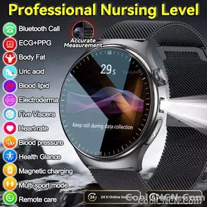 CoolWiz New Healthcare-Grade Smartwatch — Health Monitoring (Uric Acid, Lipids), ECG + PPG, Temperature, BMI, Bluetooth Calls, iOS Health smartwatch for outdoor sports and everyday use - view 7