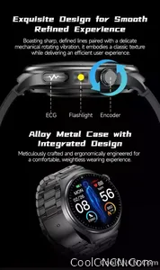 CoolWiz New Healthcare-Grade Smartwatch — Health Monitoring (Uric Acid, Lipids), ECG + PPG, Temperature, BMI, Bluetooth Calls, iOS Health smartwatch for outdoor sports and everyday use - view 14