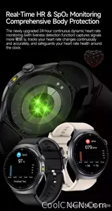 CoolWiz New Healthcare-Grade Smartwatch — Health Monitoring (Uric Acid, Lipids), ECG + PPG, Temperature, BMI, Bluetooth Calls, iOS Health smartwatch for outdoor sports and everyday use - view 22