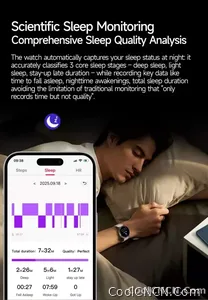 CoolWiz New Healthcare-Grade Smartwatch — Health Monitoring (Uric Acid, Lipids), ECG + PPG, Temperature, BMI, Bluetooth Calls, iOS Health smartwatch for outdoor sports and everyday use - view 23
