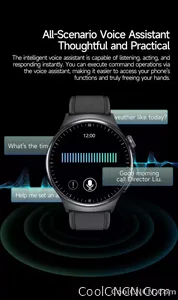 CoolWiz New Healthcare-Grade Smartwatch — Health Monitoring (Uric Acid, Lipids), ECG + PPG, Temperature, BMI, Bluetooth Calls, iOS Health smartwatch for outdoor sports and everyday use - view 31
