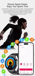 CoolWiz New Healthcare-Grade Smartwatch — Health Monitoring (Uric Acid, Lipids), ECG + PPG, Temperature, BMI, Bluetooth Calls, iOS Health smartwatch for outdoor sports and everyday use - view 32