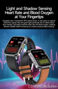 CoolWiz New Laser Therapy Smart Watch, ECG+PPG, Men’s 3D Curved Design, Sapphire Glass, Blood Pressure, Uric Acid, Lipids Monitoring, Sports smartwatch for outdoor activities and daily use - view 22