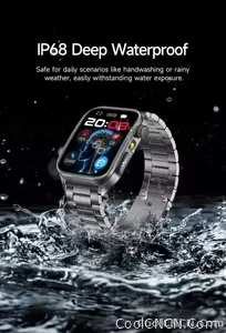 CoolWiz New Laser Therapy Smart Watch, ECG+PPG, Men’s 3D Curved Design, Sapphire Glass, Blood Pressure, Uric Acid, Lipids Monitoring, Sports smartwatch for outdoor activities and daily use - view 35