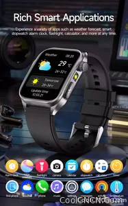 CoolWiz New Laser Therapy Smart Watch, ECG+PPG, Men’s 3D Curved Design, Sapphire Glass, Blood Pressure, Uric Acid, Lipids Monitoring, Sports smartwatch for outdoor activities and daily use - view 37
