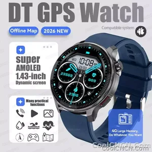 CoolWiz Smartwatch with built-in GPS, offline maps, 4GB memory, 3ATM water resistance, 500mAh battery, compass, call making, sports swimming band for outdoor activities and everyday use - view 10