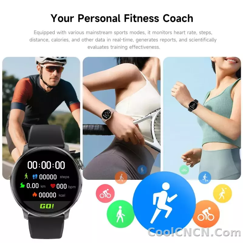 CoolWiz New Women’s Smart Watch, 1.43″ AMOLED HD Screen, GPS, Heart Rate Monitor, Bluetooth Calling, Waterproof, Outdoor Smart Watch for Women, Suitable for Sports, Outdoor Activities, and Daily Use - detail