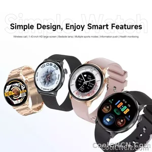 CoolWiz New Women’s Smart Watch, 1.43″ AMOLED HD Screen, GPS, Heart Rate Monitor, Bluetooth Calling, Waterproof, Outdoor Smart Watch for Women, Suitable for Sports, Outdoor Activities, and Daily Use - view 11
