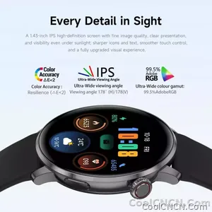 CoolWiz New Women’s Smart Watch, 1.43″ AMOLED HD Screen, GPS, Heart Rate Monitor, Bluetooth Calling, Waterproof, Outdoor Smart Watch for Women, Suitable for Sports, Outdoor Activities, and Daily Use - view 14