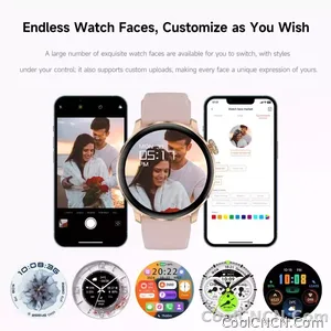 CoolWiz New Women’s Smart Watch, 1.43″ AMOLED HD Screen, GPS, Heart Rate Monitor, Bluetooth Calling, Waterproof, Outdoor Smart Watch for Women, Suitable for Sports, Outdoor Activities, and Daily Use - view 16