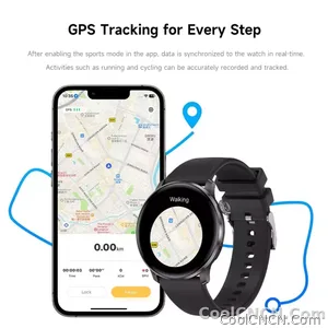 CoolWiz New Women’s Smart Watch, 1.43″ AMOLED HD Screen, GPS, Heart Rate Monitor, Bluetooth Calling, Waterproof, Outdoor Smart Watch for Women, Suitable for Sports, Outdoor Activities, and Daily Use - view 22